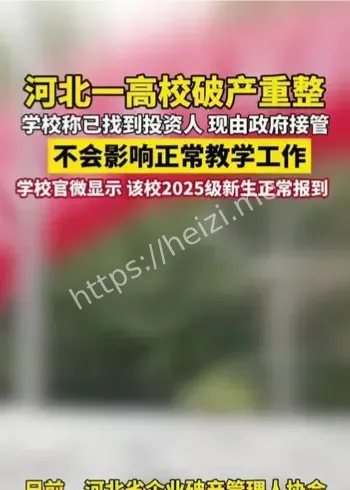 河北理工学院破产重整原因